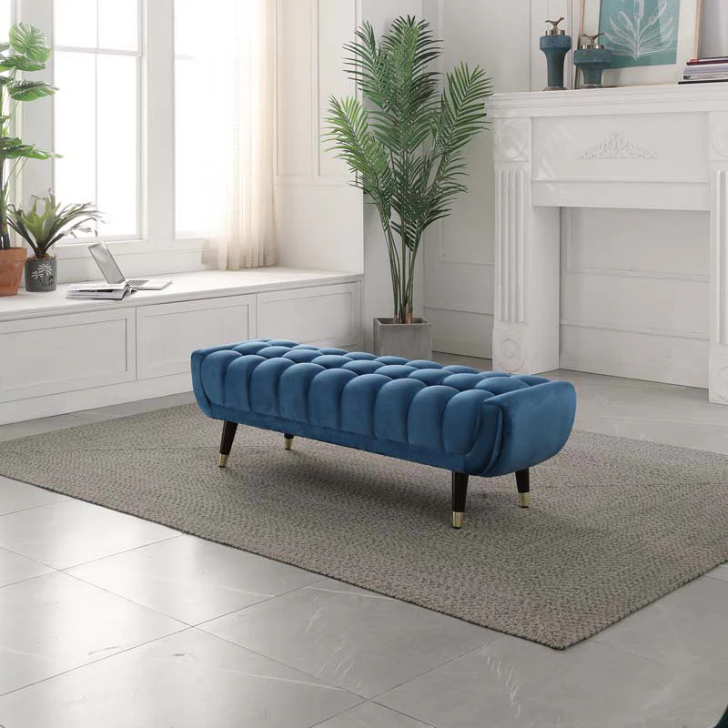 TB15 Orange Bench, Velvet - Image 4