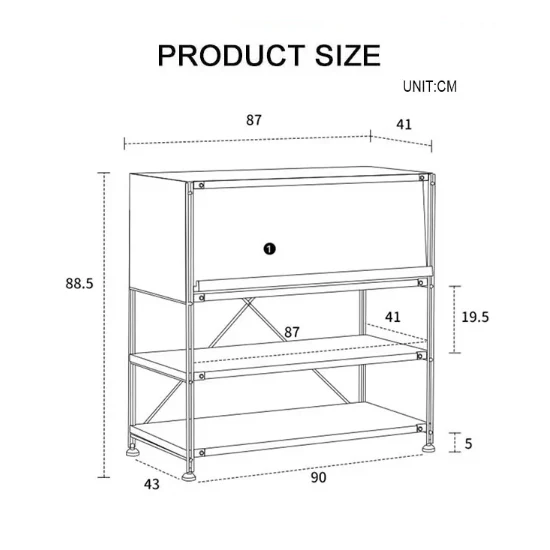 Thalia Multifunctional Sideboard, Hallway Storage - Image 7
