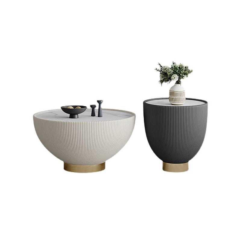 Theo Coffee Table Set, White & Black - Image 6