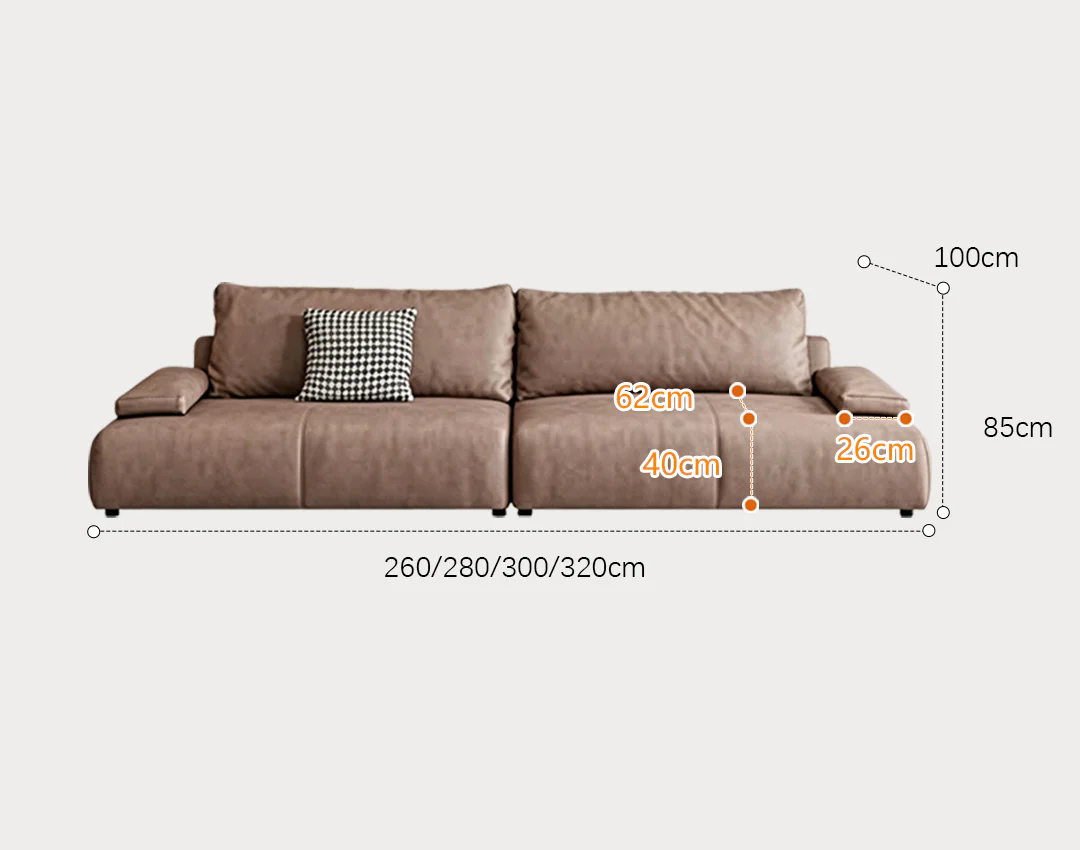 Theodore Tofu Single Seater, Two Seater, Three Seater, Four Seater Sofa, Off White - Image 7