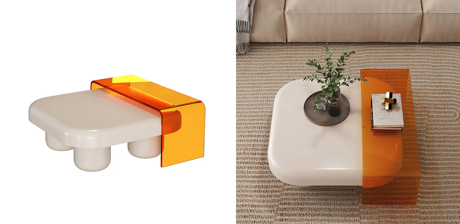 Tok Mark Square Nesting Coffee Table - Image 6