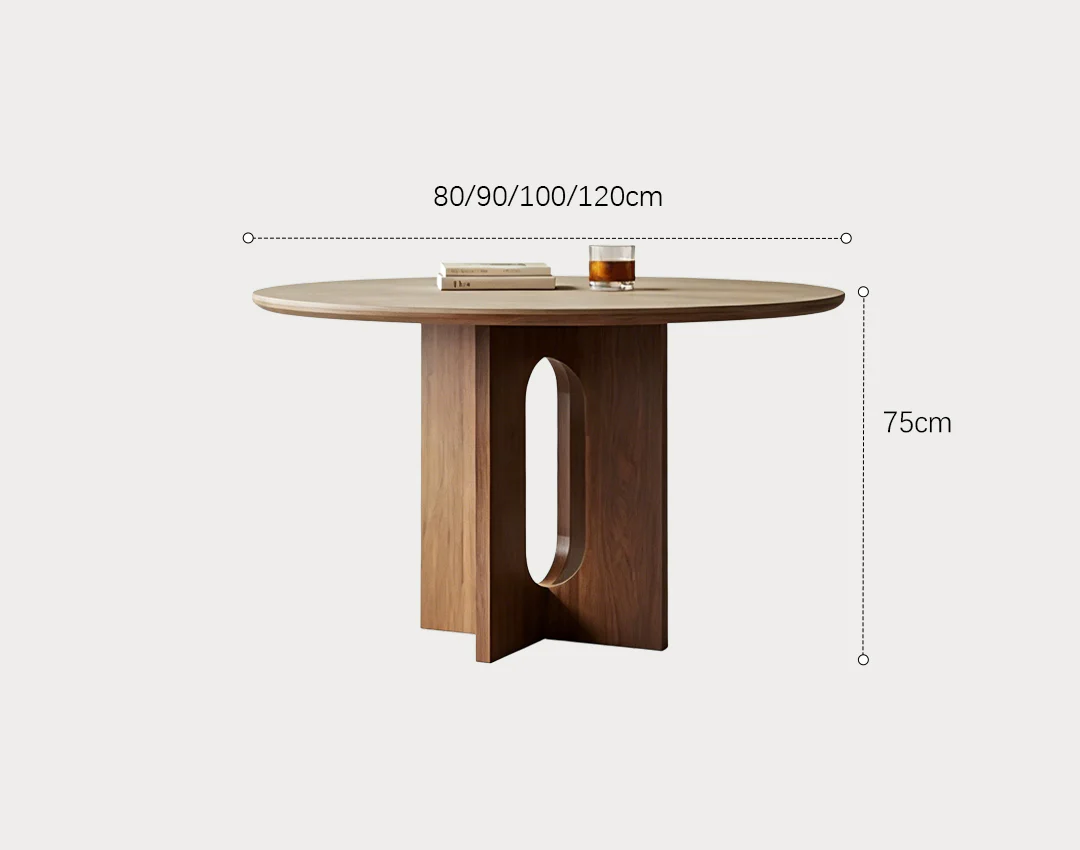 Toure Round Dining Table, Sintered Stone - Image 7