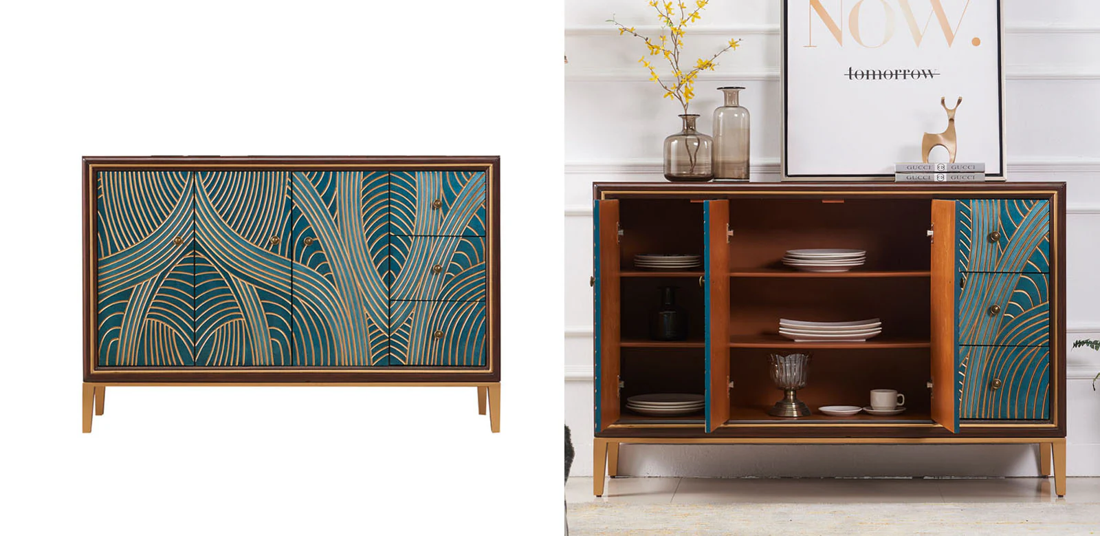 Tylor Sideboard, Green - Image 5