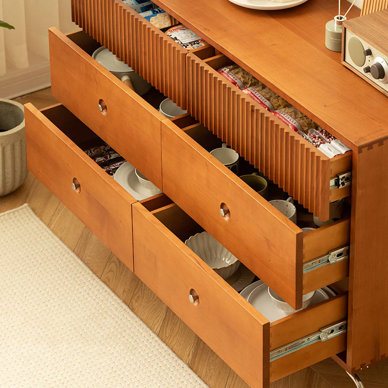 Una Drawer Sideboard, Cherry Wood - Image 3