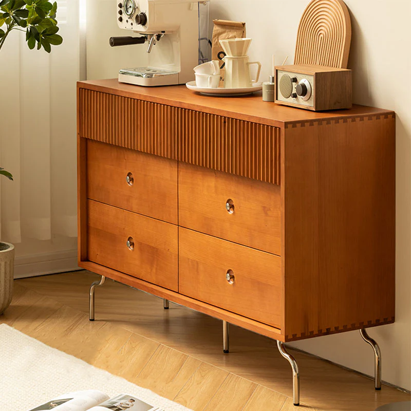 Una Drawer Sideboard, Cherry Wood - Image 4
