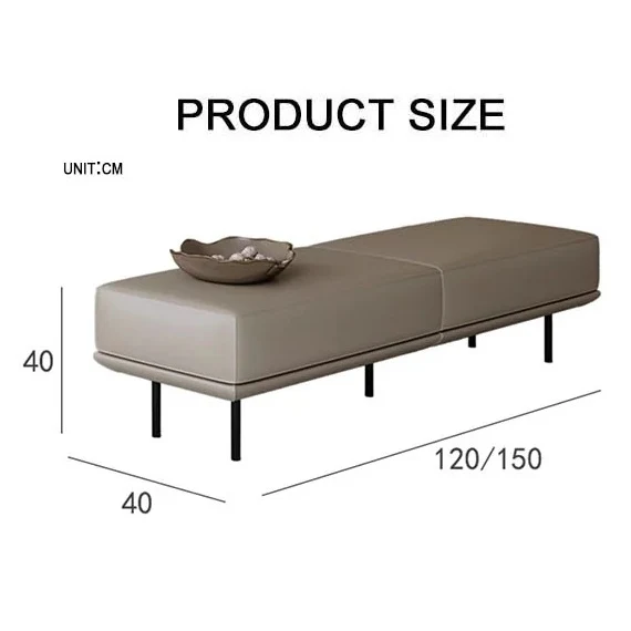 Undine Bench, PU Leather - Image 7