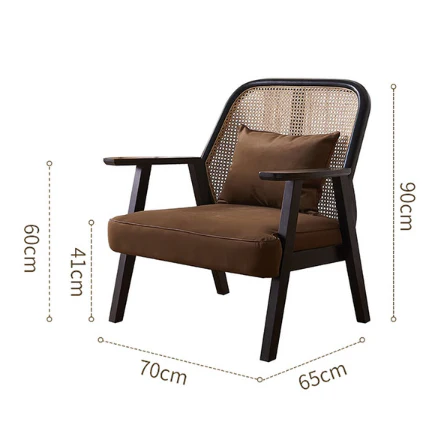 Valeria Rattan Armchair - Image 6