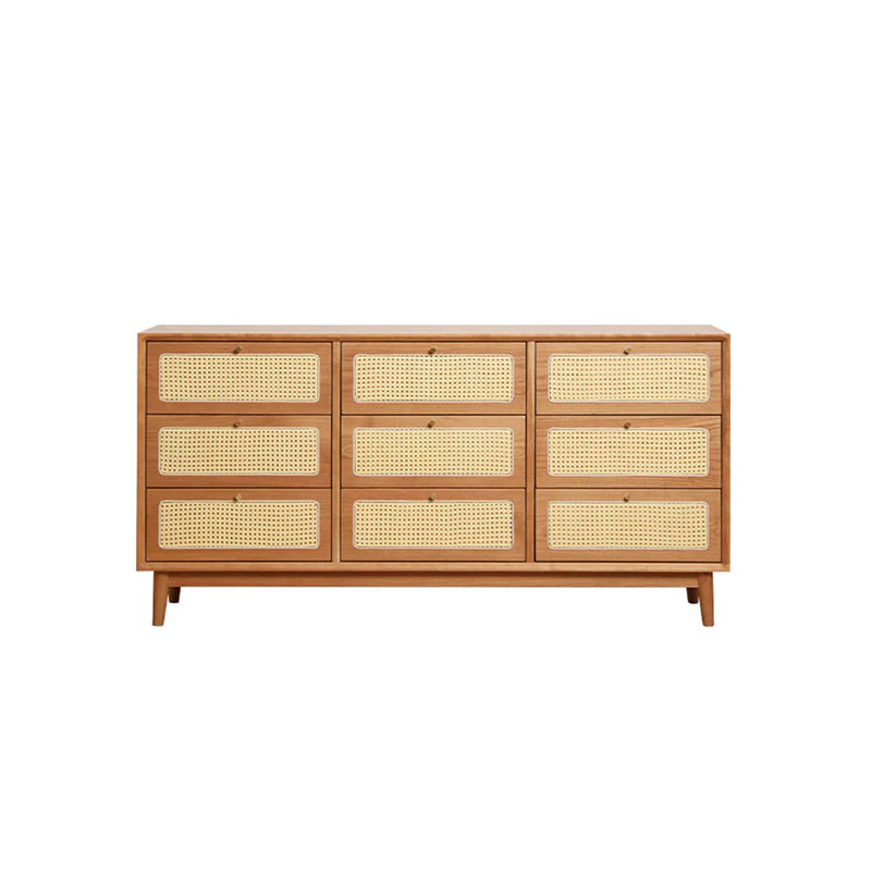 Vivian Cabinet, Rattan & Wood - Image 7