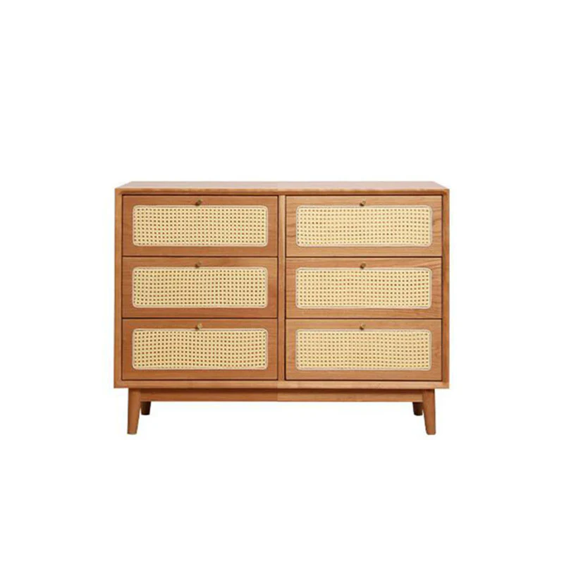 Vivian Cabinet, Rattan & Wood - Image 8