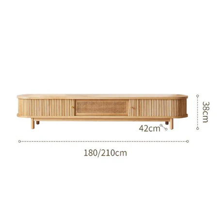 Wallace Rattan TV Stand - Image 6