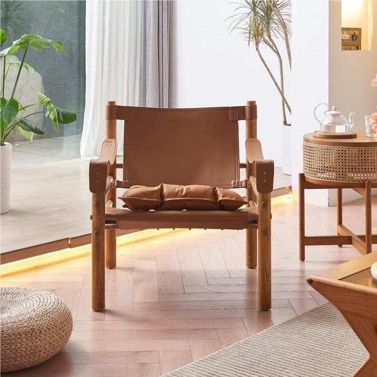 Warner Armchair, Leather - Image 2