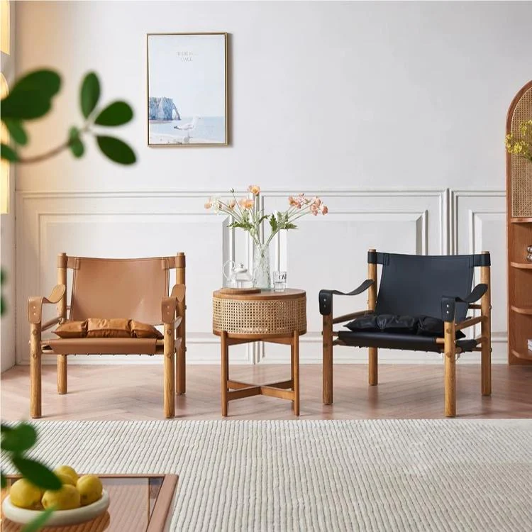 Warner Armchair, Leather - Image 4
