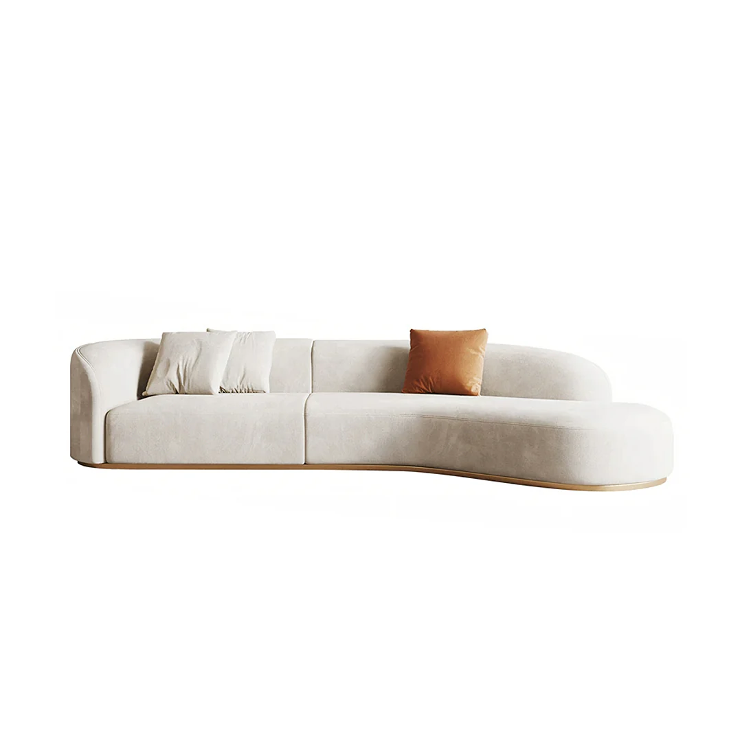 Welby Three Seater, Four Seater Curved Sofa, Velevt - Image 10