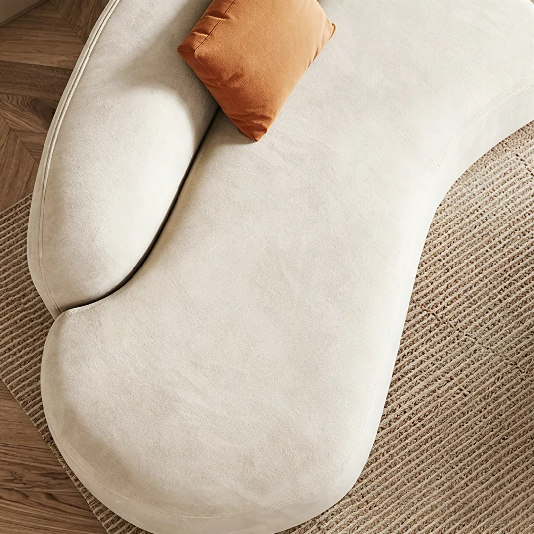 Welby Three Seater, Four Seater Curved Sofa, Velevt - Image 6