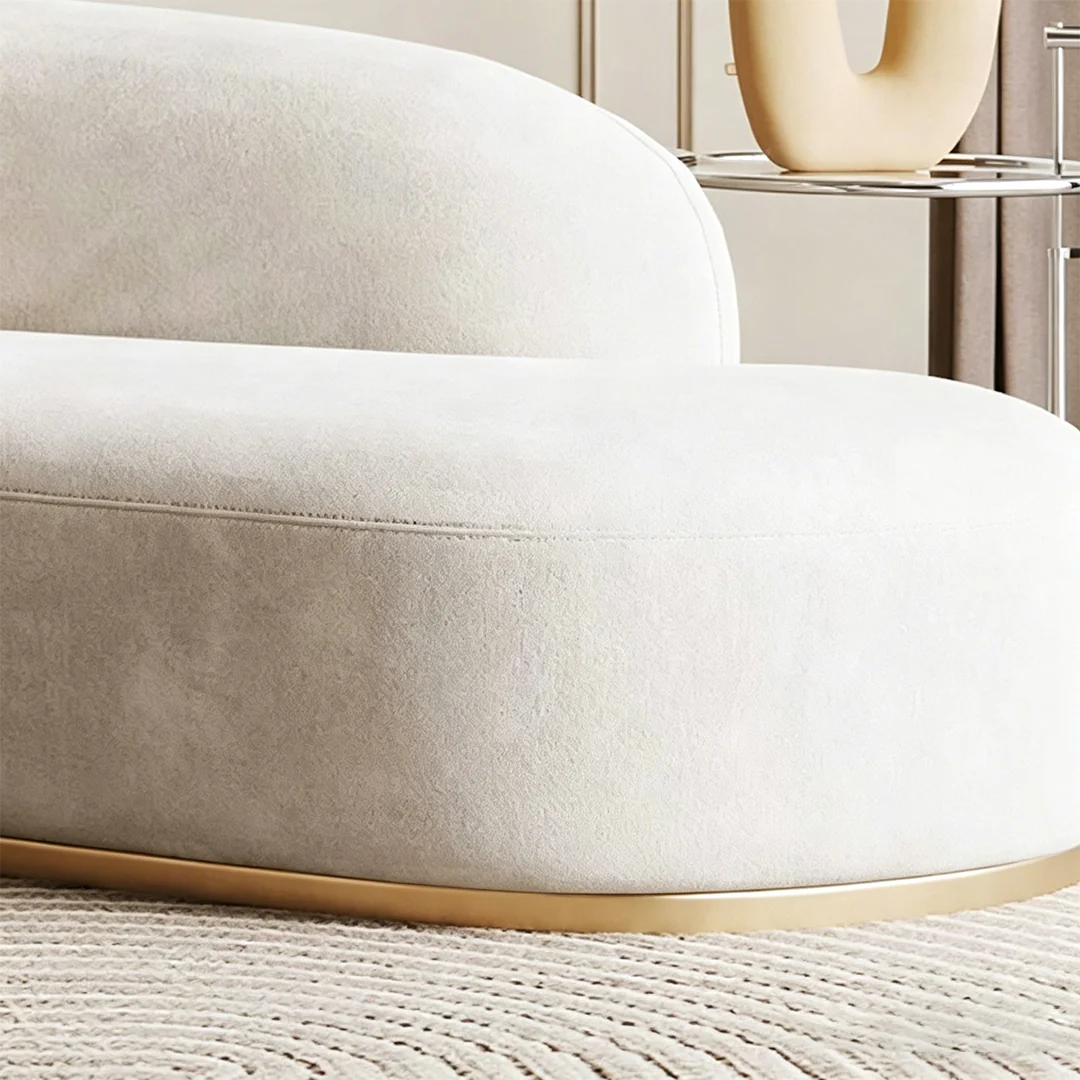 Welby Three Seater, Four Seater Curved Sofa, Velevt - Image 7