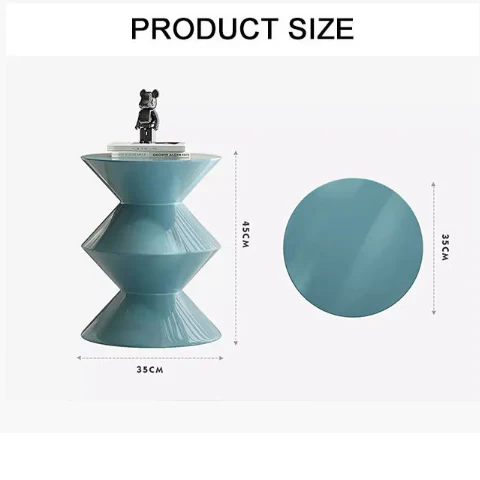 Willa Side Table, Blue - Image 7