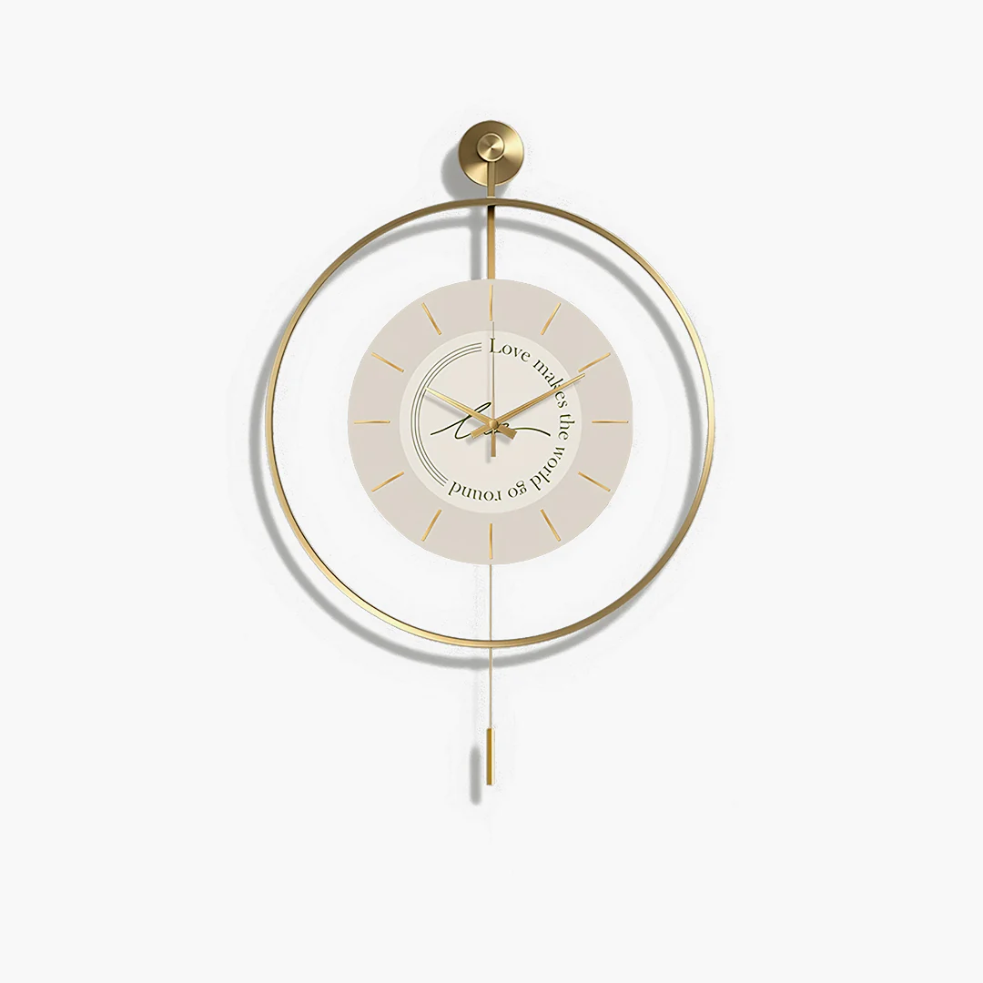 William Simple Style Clock, Round - Image 5