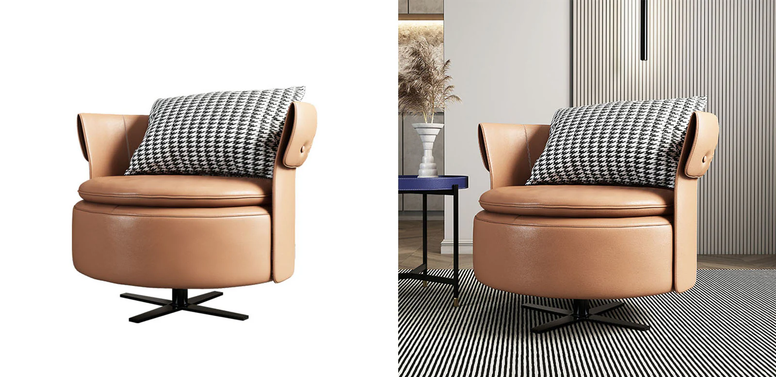 Xanthe Armchair, Leather - Image 5
