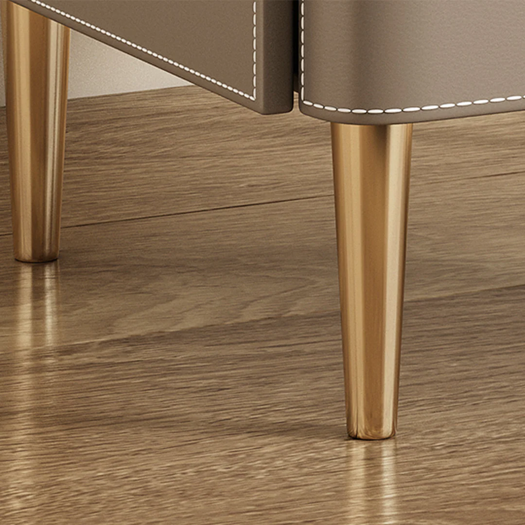Yano Bedside Table, Solid Wood, Brown - Image 5