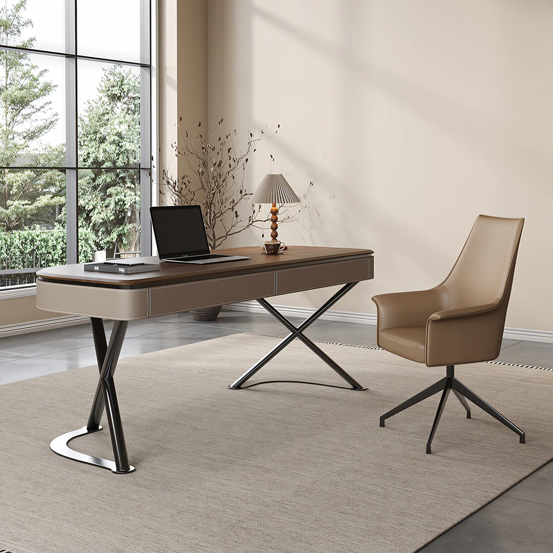 Yuna Office Desk With Storage & Office Chair - Image 4