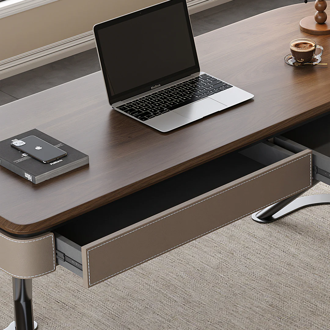 Yuna Office Desk With Storage & Office Chair - Image 7