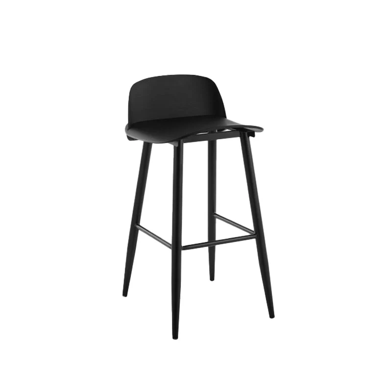 Yves Nordic Bar Stool, Woonden Leg - Image 6